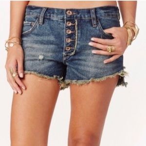 Free People Denim Shorts